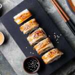 Dragon Roll: Shrimp Tempura with Eel