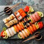 Sushi Set Nigiri and Sushi Rolls